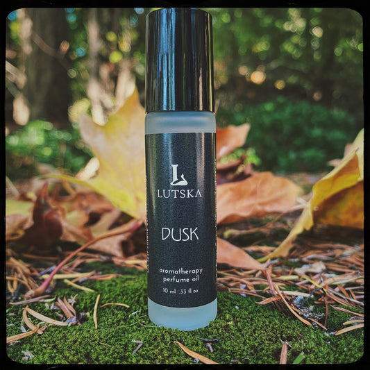 DUSK 💎Aromatherapy Perfume Oil Roller ~ Ylang Ylang, Bergamot, Lavender, Rose