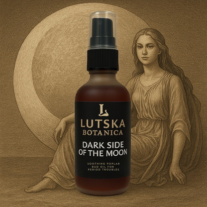 DARK SIDE OF THE MOON ~ Soothing Poplar Bud Oil for Period Troubles + Sore Muscles ~ 2025 Limited Edition