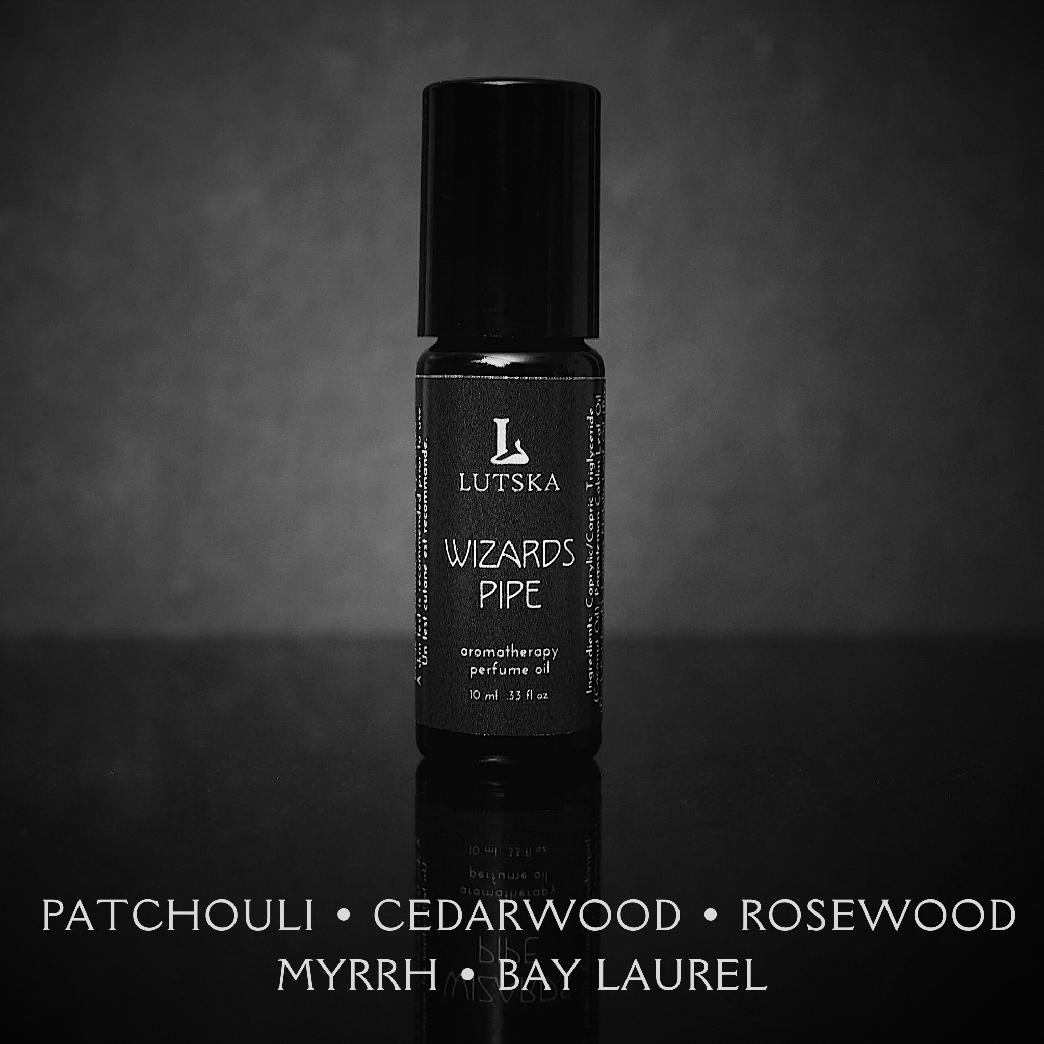 WIZARDS PIPE 🔥 Aromatherapy Perfume Oil Roller ~ Cedarwood, Patchouli, Rosewood