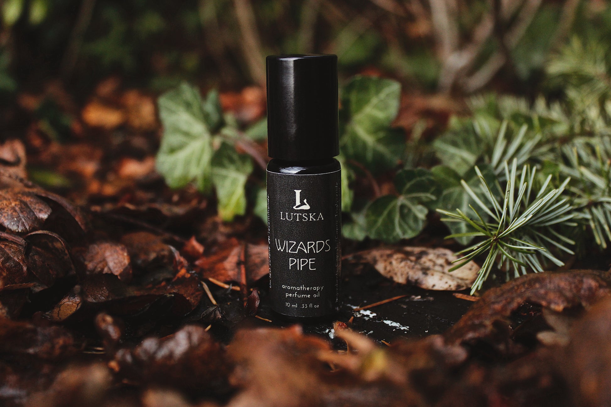 Wizards Pipe Natural Perfume Oil Handmade in Canada by Lutska Botanica
