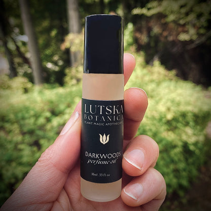 DARKWOODS 🌲 Aromatherapy Perfume Oil Roller ~ Cedarwood, Fir Needle, Juniper, Sandalwood
