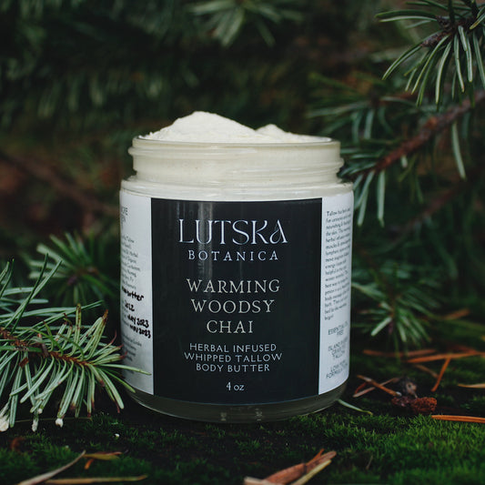 herbal tallow balm - no essential oils - low pufa - made in canada