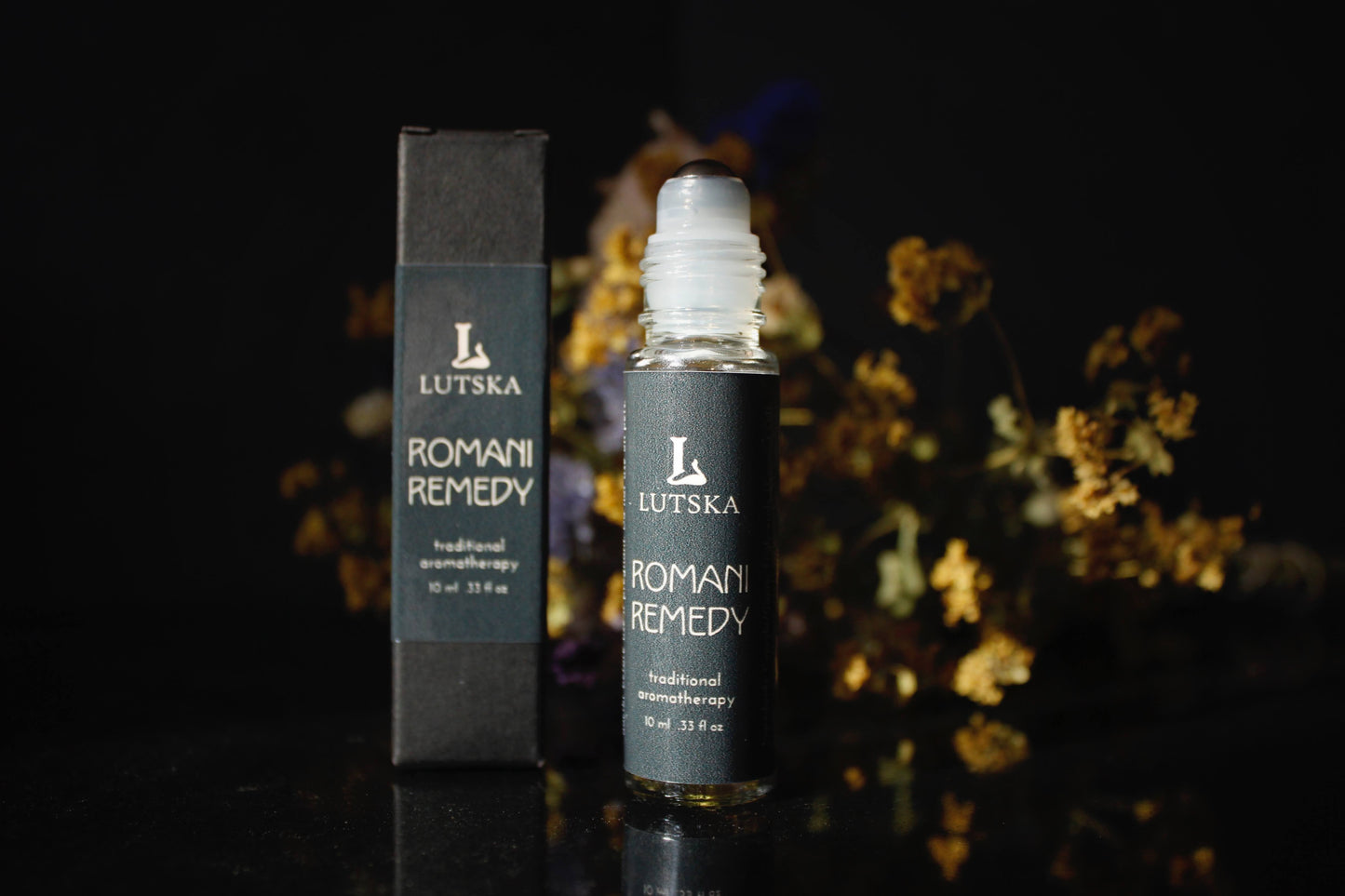 romani remedy - lutska - thieves oil roller - essential oil aromatherapy